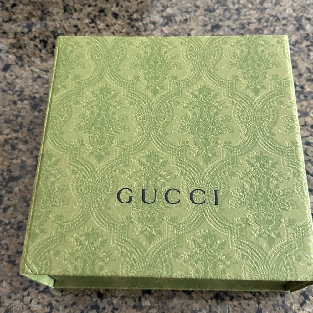 Gucci Olive Green Patterned Box